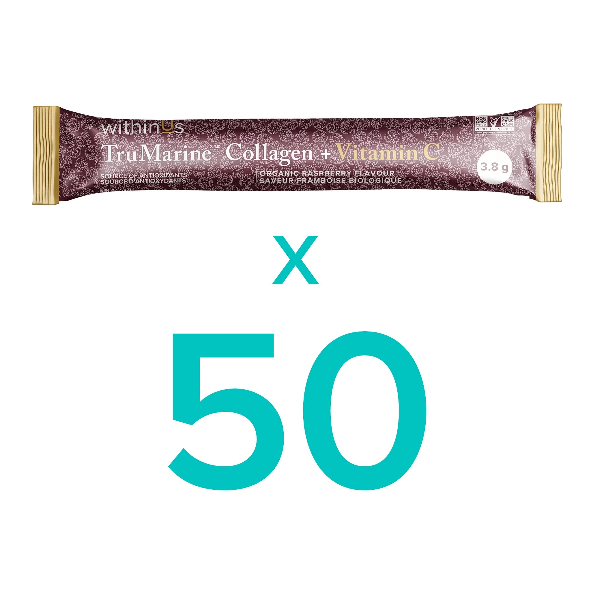 TruMarine® Collagen + Vitamin C - 50 Stick Packs