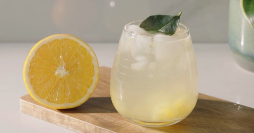 Rejuvenating Orange + Lime Leaf Mocktail