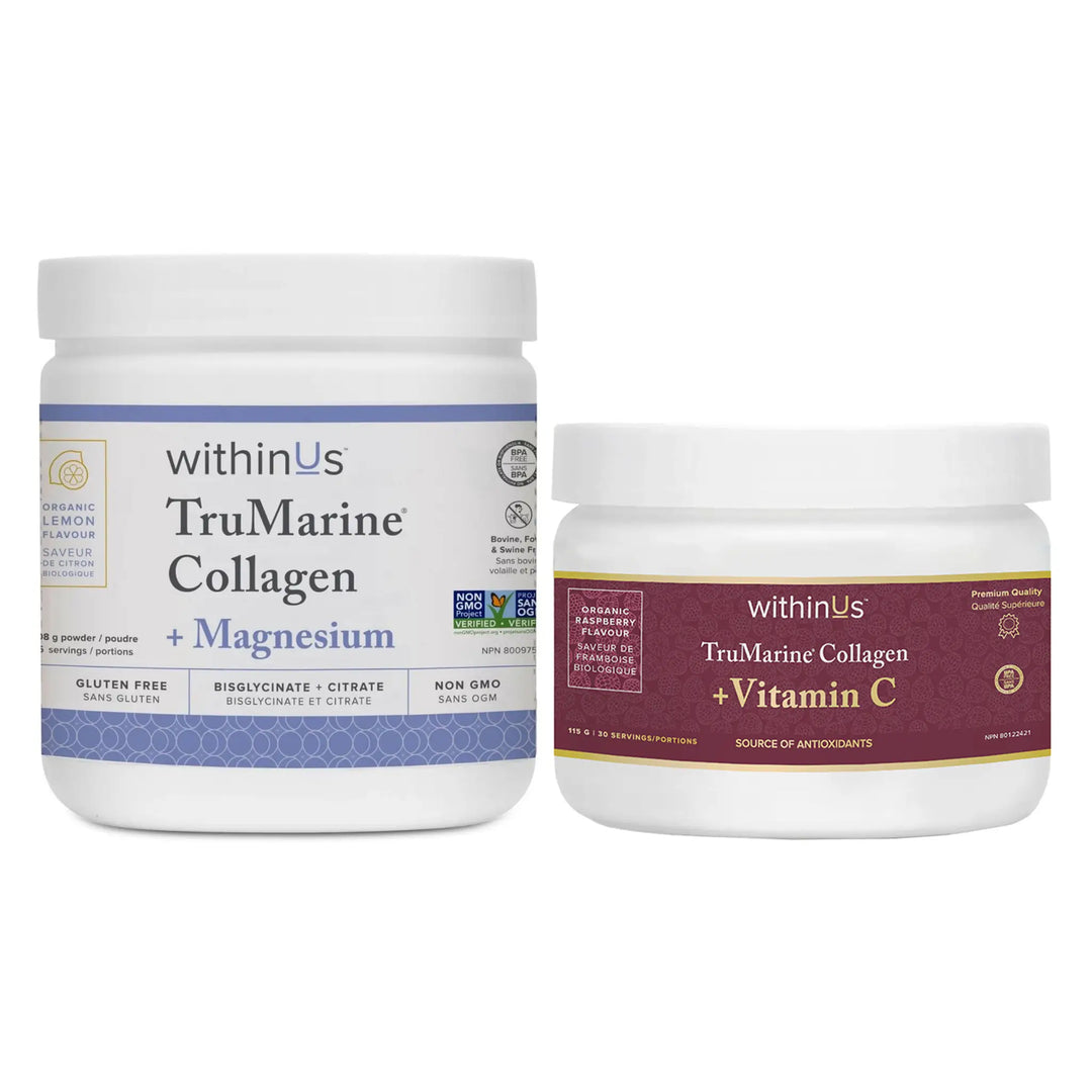 TruMarine® Collagen + Vitamin C Jar + TruMarine® Collagen + Magnesium Bundle