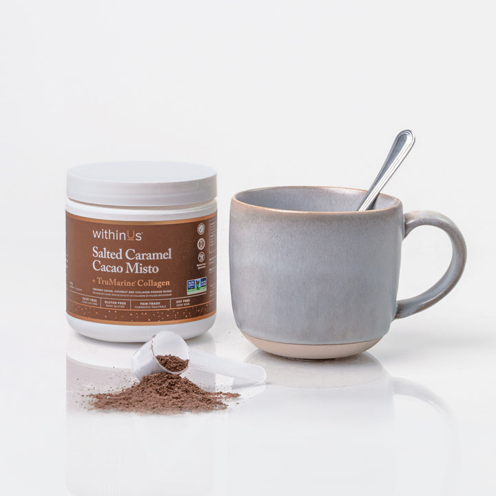 Salted Caramel Cacao Misto + TruMarine® Collagen Jar - 17 Servings