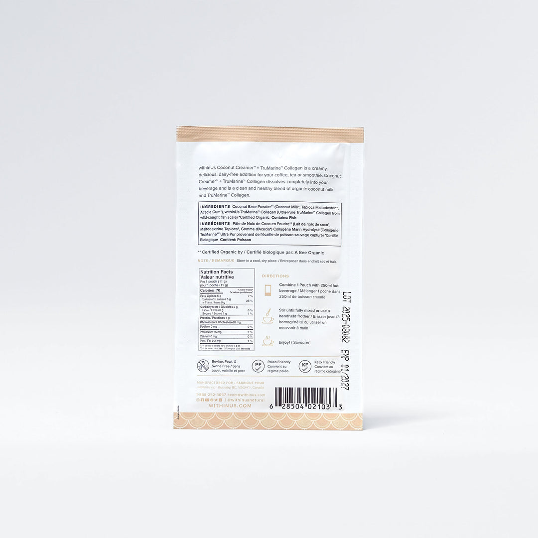 Coconut Creamer + TruMarine® Collagen Sample