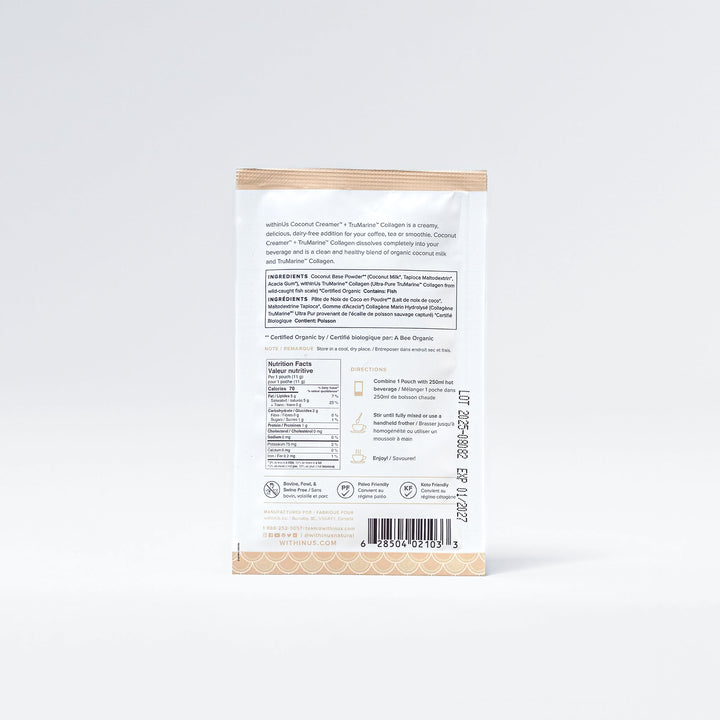 Coconut Creamer + TruMarine® Collagen Sample