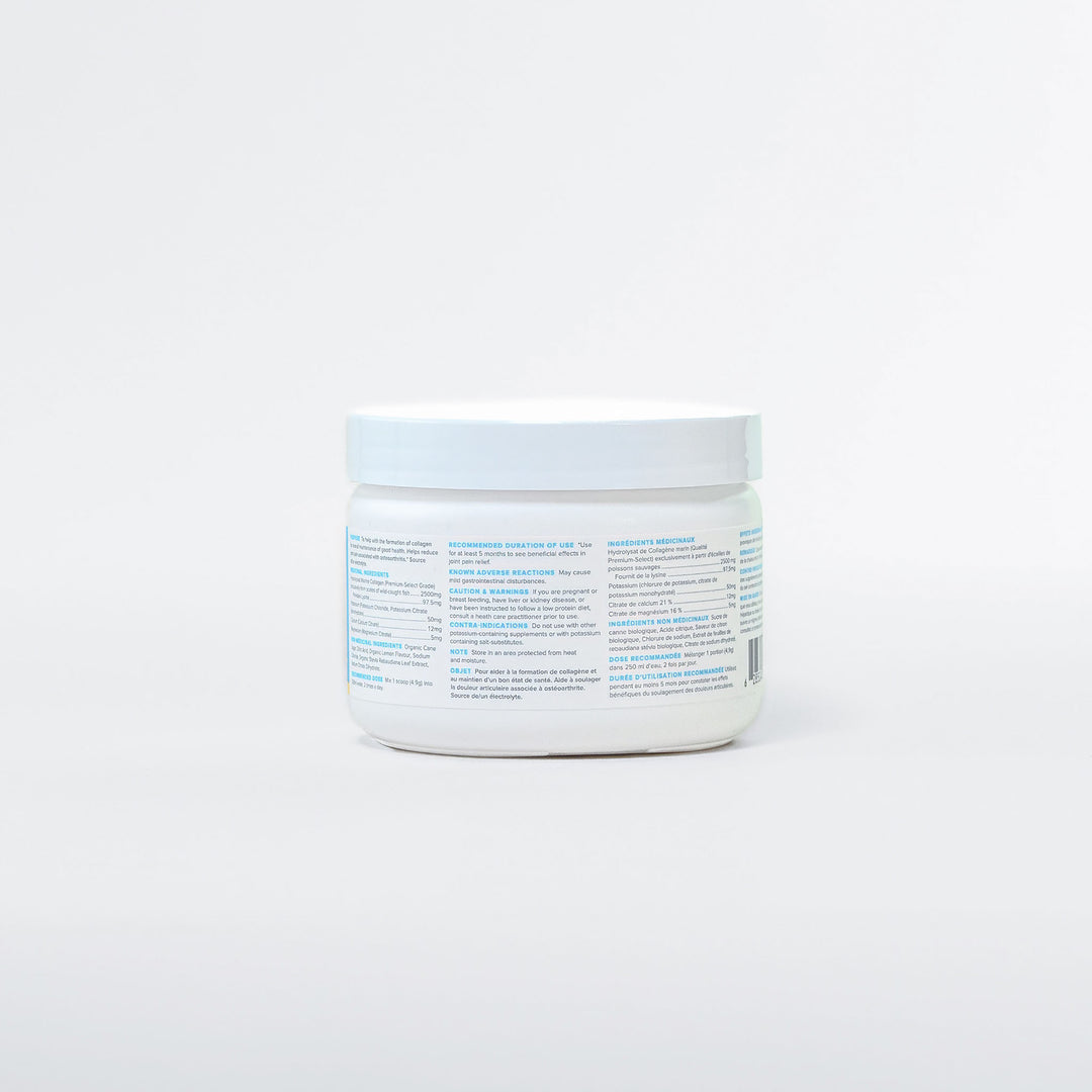 ReHydrate + TruMarine® Collagen Jar - LEMON - 30 Servings