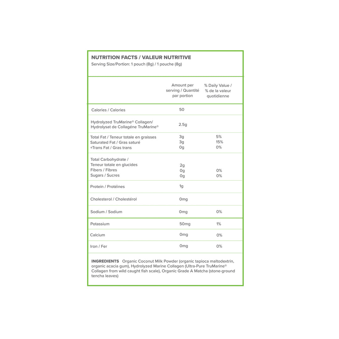 Matcha Misto + TruMarine® Collagen Sample