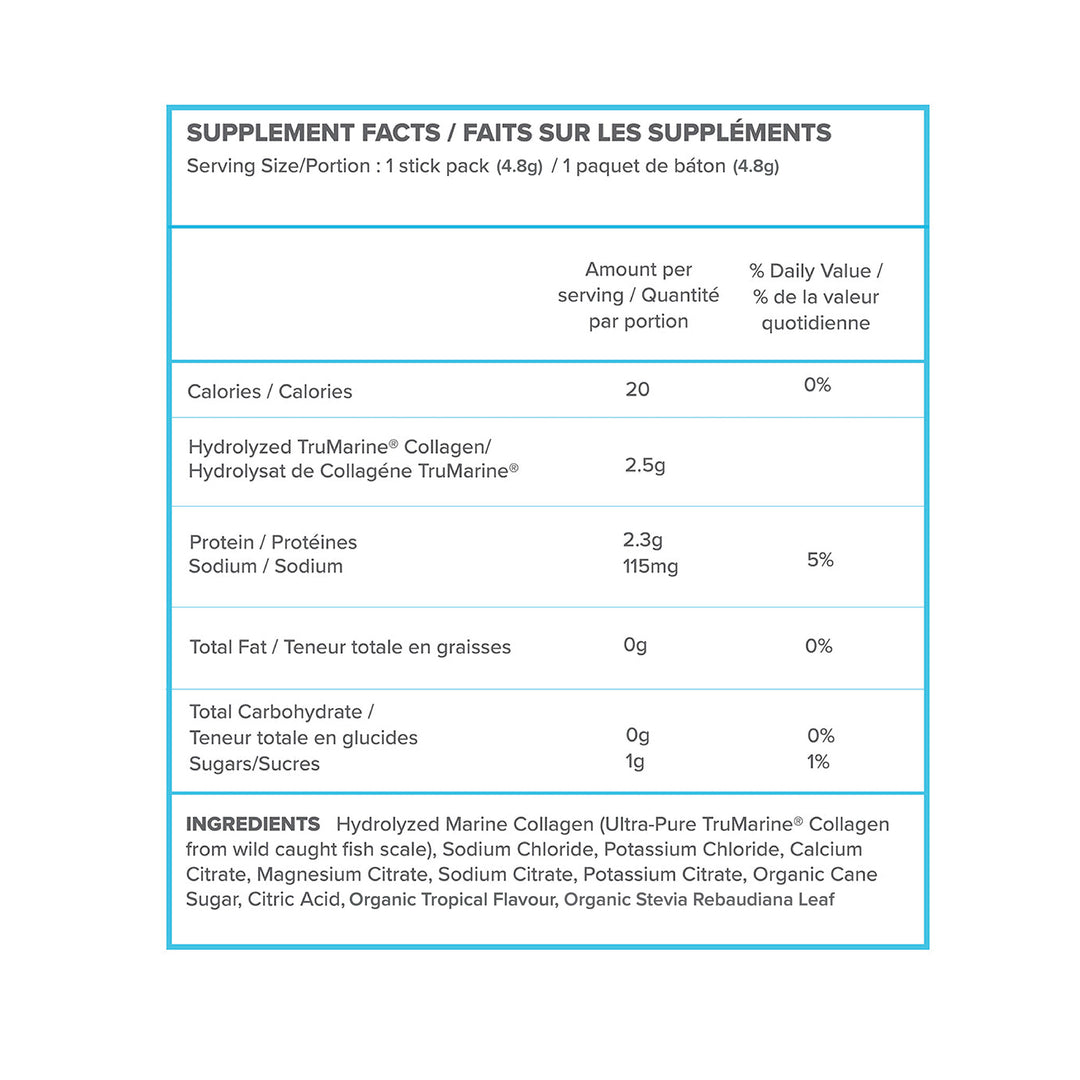 ReHydrate + TruMarine® Collagen TROPICAL Sample