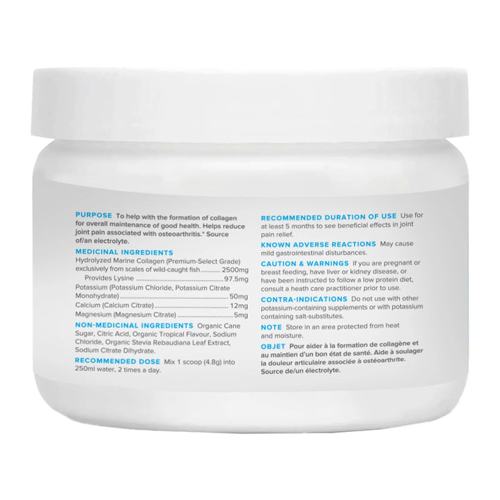 ReHydrate + TruMarine® Collagen Jar TROPICAL - 30 Servings