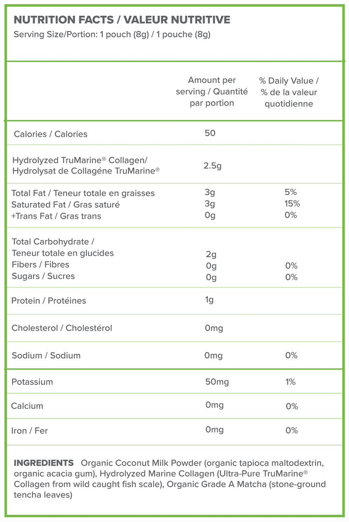 Matcha Misto + TruMarine® Collagen Sample