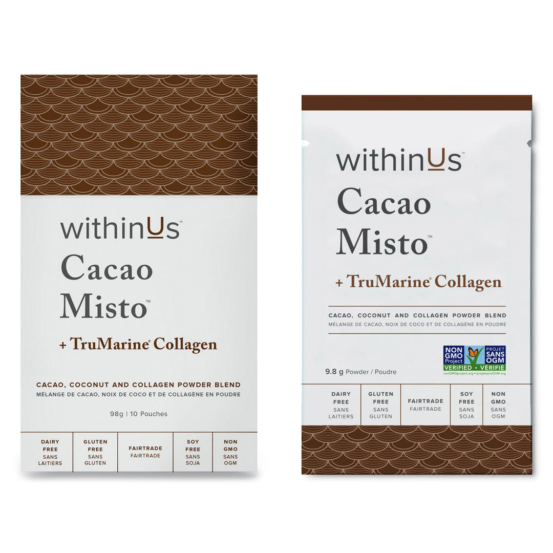Cacao Misto + TruMarine® 胶原蛋白盒--10 个单份包装